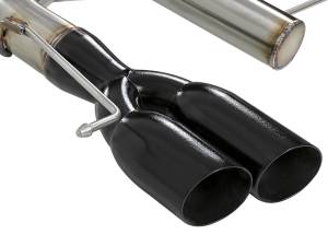 Afe - Advance Flow Engineering - 49-36302-B | AFE Power MACH Force-Xp 3 IN 304 Stainless Steel Axle-Back Exhaust System w/Black Tip (2008-2013 135i E82/E88 L6-3.0L t) - Image 2