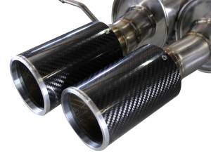 Afe - Advance Flow Engineering - 49-36317-C | AFE Power MACH Force-Xp 3 IN 304 Stainless Steel Cat-Back Exhaust System w/ Carbon Tip (2012-2017 M5 F10 V8-4.4L tt) - Image 3
