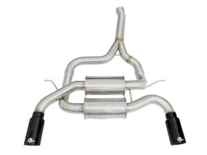 Afe - Advance Flow Engineering - 49-36325-B | AFE Power MACH Force-Xp 2-1/2 IN 304 Stainless Steel Axle-Back Exhaust System w/Black Tip (2012-2015 335i F30 L6-3.0L t) - Image 1