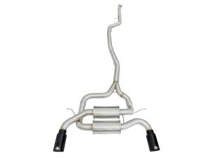 Afe - Advance Flow Engineering - 49-36326-B | AFE Power MACH Force-Xp 2-1/2 IN 304 Stainless Steel Cat-Back Exhaust System w/Black Tip (2012-2015 335i F30 L6-3.0L t) - Image 1