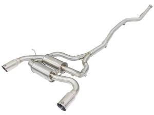 Afe - Advance Flow Engineering - 49-36326-P | AFE Power MACH Force-Xp 2-1/2 IN 304 Stainless Steel Cat-Back Exhaust System w/Polished Tip (2012-2015 335i F30 L6-3.0L t) - Image 2