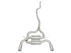 Afe - Advance Flow Engineering - 49-36326-P | AFE Power MACH Force-Xp 2-1/2 IN 304 Stainless Steel Cat-Back Exhaust System w/Polished Tip (2012-2015 335i F30 L6-3.0L t) - Image 1