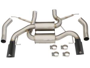 Afe - Advance Flow Engineering - 49-36327-B | AFE Power MACH Force-Xp 2-1/2 IN 304 Stainless Steel Axle-Back Exhaust System w/Black Tip (2007-2013 335i E90/92/93 L6-3.0L t) - Image 2