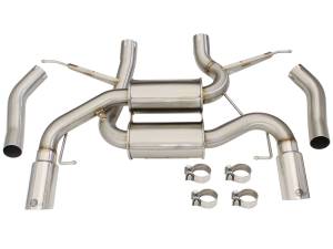 Afe - Advance Flow Engineering - 49-36327-P | AFE Power MACH Force-Xp 2-1/2 IN Stainless Steel Downpipe-Back Exhaust Sys w/Polished Tip (2007-2013 335i E90/92/93 L6-3.0L t) - Image 2