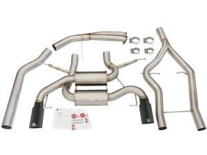 Afe - Advance Flow Engineering - 49-36328-B | AFE Power MACH Force-Xp 3 IN to 2-1/2 IN Stainless Steel Cat-Back Exhaust w/ Black Tip (2011-2013 335i E90/92 L6-3.0L t) - Image 2