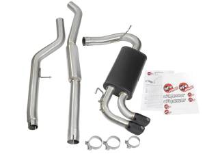 Afe - Advance Flow Engineering - 49-36329-B | AFE Power MACH Force-Xp 3 IN to 2-1/4 IN Stainless Steel Cat-Back Exhaust w/ Black Tip (2012-2016 328i F30 L4-2.0L t) - Image 2