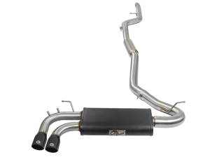 Afe - Advance Flow Engineering - 49-36329-B | AFE Power MACH Force-Xp 3 IN to 2-1/4 IN Stainless Steel Cat-Back Exhaust w/ Black Tip (2012-2016 328i F30 L4-2.0L t) - Image 3