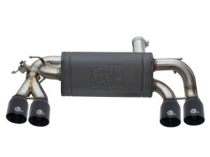 49-36333-B | AFE Power MACH Force-Xp 3 to 2-1/2 IN Stainless Steel Axle-Back Exhaust System w/Black Tip (2016-2018 M2 F87 L6-3.0L t)