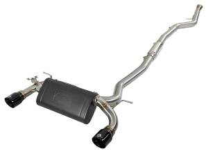 Afe - Advance Flow Engineering - 49-36340-B | AFE Power MACH Force-Xp 304 Stainless Steel Cat-Back Exhaust System w/Black Tips (2012-2015 335i F30 L6-3.0L t) - Image 1