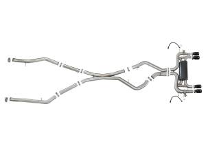 Afe - Advance Flow Engineering - 49-36341-B | AFE Power MACH Force-XP 3-1/2 IN 304 Stainless Steel Cat-Back Exhaust System w/ Black Tip (2015-2018 X5 M F85 V8-4.4L tt) - Image 2