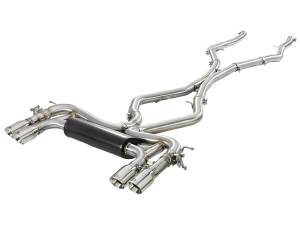 Afe - Advance Flow Engineering - 49-36341-P | AFE Power MACH Force-XP 3-1/2 IN 304 Stainless Steel Cat-Back Exhaust w/ Polished Tip (2015-2018 X5 M F85 V8-4.4L tt) - Image 1
