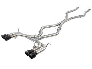 Afe - Advance Flow Engineering - 49-36342-B | AFE Power MACH Force-XP 3-1/2 IN 304 Stainless Steel Cat-Back Exhaust w/ Black Tip  (2015-2018 X5 M F85 V8-4.4L tt) - Image 1