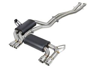 Afe - Advance Flow Engineering - 49-36344-P | AFE Power MACH Force-XP 2-1/2 IN 304 Stainless Steel Cat-Back Exhaust w/ Polished Tips (2001-2006 M3 E46 L6-3.2L) - Image 1