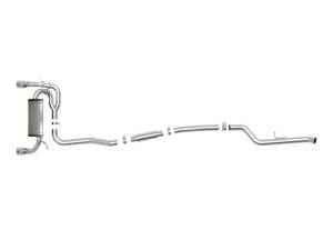 Afe - Advance Flow Engineering - 49-36347-P | AFE Power MACH Force-XP 3 IN to 2-1/2 IN 304 Stainless Steel Cat-Back Exhaust Polished (2014-2016 M235i F22/23 L4-2.0L t) - Image 2