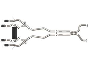 Afe - Advance Flow Engineering - 49-36351-C | AFE Power MACH Force-Xp 3 IN to 2-1/2 IN Stainless Steel Cat-Back Exhaust System Carbon (2021-2024 M3/M4 G80/82 L6-3.0L tt) - Image 2