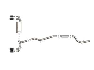 Afe - Advance Flow Engineering - 49-36352-C | AFE Power MACH Force-Xp 3 IN to 2-1/2 IN Stainless Steel Cat-Back Exhaust System Carbon (2019-2024 Z4 M40i G29 L6-3.0L t) - Image 2