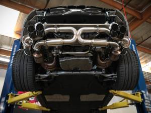 Afe - Advance Flow Engineering - 49-36406-1C | AFE Power MACH Force-Xp 2-1/2 IN 304 Stainless Steel Cat-Back Exhaust w/Carbon Fiber Tips (2012-2016 911 991 H6-3.8L) - Image 4