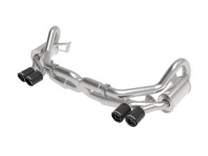 Afe - Advance Flow Engineering - 49-36406-1C | AFE Power MACH Force-Xp 2-1/2 IN 304 Stainless Steel Cat-Back Exhaust w/Carbon Fiber Tips (2012-2016 911 991 H6-3.8L) - Image 1