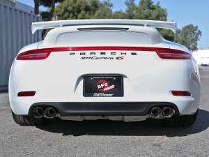 Afe - Advance Flow Engineering - 49-36406-1C | AFE Power MACH Force-Xp 2-1/2 IN 304 Stainless Steel Cat-Back Exhaust w/Carbon Fiber Tips (2012-2016 911 991 H6-3.8L) - Image 5