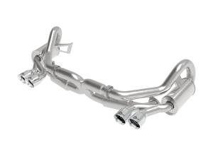 Afe - Advance Flow Engineering - 49-36406-1P | AFE Power MACH Force-Xp 2-1/2 IN 304 Stainless Steel Cat-Back Exhaust w/Polished Tips (2012-2016 911 991 H6-3.8L) - Image 1