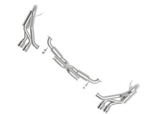 Afe - Advance Flow Engineering - 49-36406-1P | AFE Power MACH Force-Xp 2-1/2 IN 304 Stainless Steel Cat-Back Exhaust w/Polished Tips (2012-2016 911 991 H6-3.8L) - Image 2