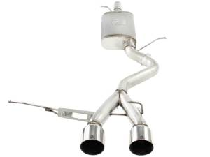 Afe - Advance Flow Engineering - 49-36408-P | AFE Power MACH Force-Xp 2-1/2 in 304 Stainless Steel Cat-Back Exhaust w/Polished Tip (2008-2008 R32 MKV V6-3.2L) - Image 2