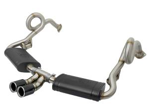 Afe - Advance Flow Engineering - 49-36415-C | AFE Power MACH Force-Xp 2-1/2 IN to 2 IN Stainless Steel Cat-Back Exhaust System Carbon (2013-2016 Cayman 981 H6-3.4L) - Image 3
