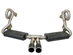 Afe - Advance Flow Engineering - 49-36415-C | AFE Power MACH Force-Xp 2-1/2 IN to 2 IN Stainless Steel Cat-Back Exhaust System Carbon (2013-2016 Cayman 981 H6-3.4L) - Image 1