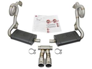 Afe - Advance Flow Engineering - 49-36415-P | AFE Power MACH Force-Xp 2-1/2 IN to 2 IN Stainless Steel Cat-Back Exhaust System Polished (2013-2016 Cayman 981 H6-3.4L) - Image 2