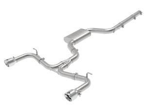 Afe - Advance Flow Engineering - 49-36418-P | AFE Power MACH Force-Xp 3 IN to 2-1/2 IN Stainless Steel Cat-Back Exhaust System Polished (2015-2017 GTI MKVII L4-2.0L t) - Image 1