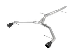 Afe - Advance Flow Engineering - 49-36419-B | AFE Power MACH Force-Xp 3 IN to 2-1/2 IN Stainless Steel Axle-Back Exhaust System Black (2017-2019 A4 B9 L4-2.0L t) - Image 1