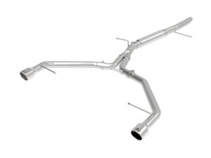 Afe - Advance Flow Engineering - 49-36419-P | AFE Power MACH Force-Xp 3 IN to 2-1/2 IN Stainless Steel Axle-Back Exhaust System Polished (2017-2019 A4 B9 L4-2.0L t) - Image 1