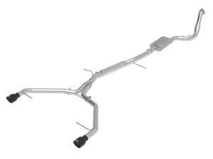 49-36420-B | AFE Power MACH Force-Xp 3 IN to 2-1/2 IN Stainless Steel Cat-Back Exhaust System Black (2017-2019 A4 B9 L4-2.0L t)