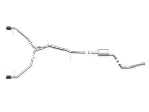 Afe - Advance Flow Engineering - 49-36420-C | AFE Power MACH Force-Xp 3 IN to 2-1/2 IN Stainless Steel Cat-Back Exhaust System Carbon (2017-2019 A4 B9 L4-2.0L t) - Image 2