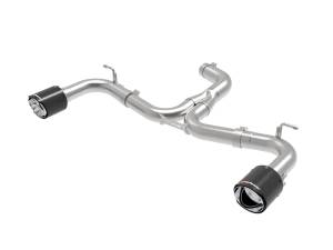 Afe - Advance Flow Engineering - 49-36421-C | AFE Power MACH Force-Xp 3 IN to 2-1/2 IN Stainless Steel Axle-Back Exhaust System Carbon (2018-2021 GTI MK7.5 L4-2.0L t) - Image 1