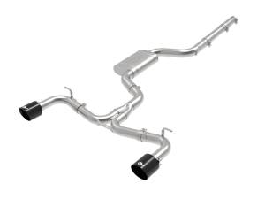 Afe - Advance Flow Engineering - 49-36422-B | AFE Power MACH Force-Xp 3 IN to 2-1/2 IN Stainless Steel Cat-Back Exhaust System Black (2018-2021 GTI MK7.5 L4-2.0L t) - Image 1