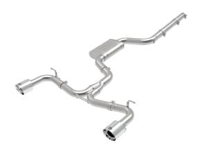 Afe - Advance Flow Engineering - 49-36422-P | AFE Power MACH Force-Xp 3 IN to 2-1/2 IN Stainless Steel Cat-Back Exhaust System Polished (2018-2021 GTI MK7.5 L4-2.0L t) - Image 1