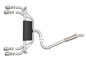 Afe - Advance Flow Engineering - 49-36430-P | AFE Power MACH Force-Xp 3 IN to 2-1/2 IN Stainless Steel Cat-Back Exhaust System Polished (2015-2019 Golf R MKVII L4-2.0L t) - Image 2