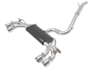 Afe - Advance Flow Engineering - 49-36430-P | AFE Power MACH Force-Xp 3 IN to 2-1/2 IN Stainless Steel Cat-Back Exhaust System Polished (2015-2019 Golf R MKVII L4-2.0L t) - Image 1