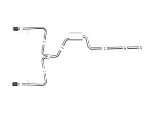 Afe - Advance Flow Engineering - 49-36432-C | AFE Power MACH Force-Xp 3 IN to 2-1/2 IN Stainless Steel Cat-Back Exhaust System Carbon (2019-2021 Jetta GLI MKVII L4-2.0L t) - Image 2