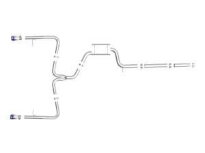 Afe - Advance Flow Engineering - 49-36432-L | AFE Power MACH Force-Xp 3 IN to 2-1/2 IN Stainless Steel Cat-Back Exhaust System Polished (2019-2021 Jetta GLI MKVII L4-2.0L t) - Image 2