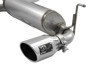 Afe - Advance Flow Engineering - 49-48096-P | AFE Power Rebel Series 3 IN to 2-1/2 IN 409 Stainless Steel Cat-Back Exhaust w/ Polish Tip (2018-2024 Wrangler JL L4-2.0L t) - Image 3