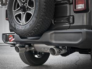 Afe - Advance Flow Engineering - 49-48096-P | AFE Power Rebel Series 3 IN to 2-1/2 IN 409 Stainless Steel Cat-Back Exhaust w/ Polish Tip (2018-2024 Wrangler JL L4-2.0L t) - Image 6