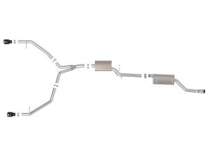 Afe - Advance Flow Engineering - 49-36438-B | AFE Power MACH Force-Xp 3 to 2-1/2 IN Stainless Steel Cat-Back Exhaust w/Black Tip (2013-2016 Allroad L4-2.0L t) - Image 2