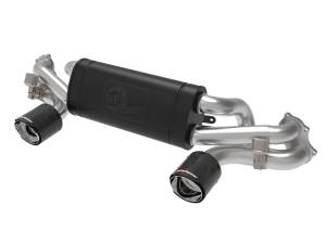 Afe - Advance Flow Engineering - 49-36443-C | AFE Power MACH Force-Xp 2-1/2 IN 304 Stainless Steel Cat-Back Exhaust w/ Carbon Tip (2020-2023 Cayman GT4 718 H6-4.0L) - Image 2