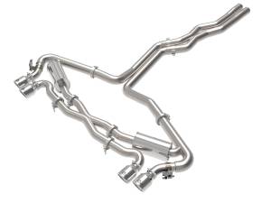 Afe - Advance Flow Engineering - 49-36448-P | AFE Power MACH Force-Xp 3 IN to 2-1/2 IN Stainless Steel Cat-Back Exhaust System Polished (2020-2024 RS6 Avant V8-4.0L tt) - Image 1