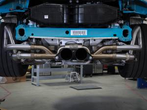 Afe - Advance Flow Engineering - 49-36450-B | AFE Power MACH Force-Xp 2-1/2 IN 304 Stainless Steel Cat-Back Exhaust w/Black Tips (2014-2019 911 GT3 H6-3.8/4.0L) - Image 3