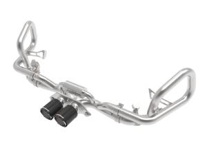 Afe - Advance Flow Engineering - 49-36450-C | AFE Power MACH Force-Xp 2-1/2 IN 304 Stainless Steel Cat-Back Exhaust w/Carbon Fiber Tips (2014-2019 911 GT3 H6-3.8/4.0L) - Image 1