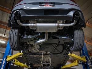 Afe - Advance Flow Engineering - 49-36451-B | AFE Power Gemini XV 3 IN to 2-1/2 IN 304 Stainless Steel Cat-Back Exhaust w/ Cut-Out Black (2022-2024 GTI MKVIII L4-2.0L t) - Image 5