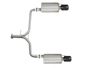 Afe - Advance Flow Engineering - 49-36604-B | AFE Power Takeda 2-1/4 IN to 1-3/4 IN 304 Stainless Steel Axle-Back Exhaust w/ Black Tips (2013-2017 Accord L4-2.4L) - Image 2